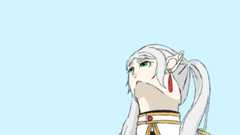 Upward Angle Frieren Drawing meme.