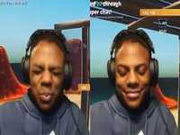 IShowSpeed Smiling Trying Not To Laugh meme.