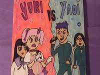 Yuri vs Yaoi meme and image example.