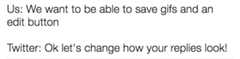 people poking fun at Twitter's Reply Update feature people poking fun at Twitter's Reply Update feature