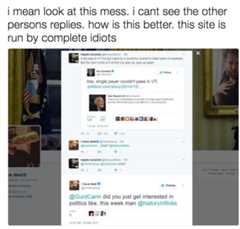 Tweet highlighting the problem with Reply Update Tweet highlighting the problem with Reply Update
