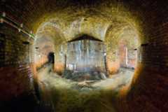 Tunnels containing River Fleet under London