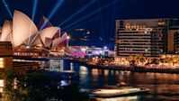 The Nasdaq Office in Sydney, Australia at Night #Travel #Sydney #Australia