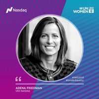 Our CEO @adenatfriedman stands for #GenderEquality because it is the right thing to do. 💪 . . . #RewriteTomorrow✍️ #IWD2018 #Nasdaq…