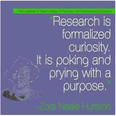 a poster with an image of a man in a hat and the words research is formalized curiosity, it is cooking and frying with a purpose
