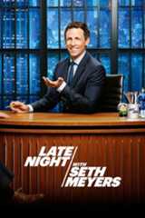 the late show with stephen krass season 7 poster is shown in front of a desk