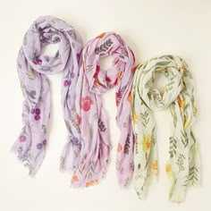 Celebrate Mom with one of these bright and cheery scarves. Featuring unique and colorful watercolors by artist Juliet Meeks, these come in 12 designs to match her birth month. Purple Birth Flower Jewelry For Gifts, Birth Month Flower Scarf, Purple Birth Flower Necklace For Gift, Multicolor Floral Print Scarves For Gifts, Flower-shaped Birthstone Necklaces For Mother's Day, Best Mothers Day Gifts, Original Watercolor Art, Flower Scarf, Cool Gifts For Women