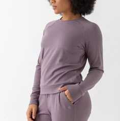 Mom will look cozy yet polished in this bamboo pullover. If you really want to splurge (remember: mom is worth it!), add on the matching joggers. “I’m a sucker for anything that feels like a second skin,” Oprah said when she picked it for her Favorite Things list in 2020. “Made with fibers derived from bamboo, the pullover and pants are durable, breathable to help keep your body temp just right, and, of course, oh so soft.” Athleisure Long Sleeve Crew Neck Top For Loungewear, Stretch Long Sleeve Top With Ribbed Cuffs For Loungewear, Everyday Moisture-wicking Relaxed Fit Top, Soft-washed Cozy Fit Tops For Loungewear, Relaxed Fit Sweat Resistant Crew Neck Top, Cozy Fit Crew Neck Soft-washed Tops, Cozy Fit Soft-washed Crew Neck Tops, Soft-washed Cozy Fit Crew Neck Tops, Comfy Relaxed Fit Soft-washed Sweatshirt