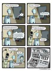 r/ProgrammerHumor - a comic strip of a robot