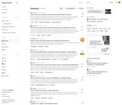 New question list mockup on Stack Overflow