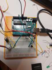 Servo from right, tmp from left