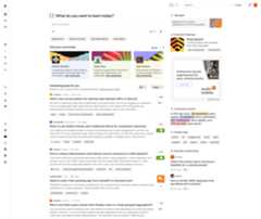 Update mockup of the Stack Overflow homepage with collapsed navigation in light mode