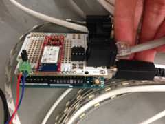 Bluetooth and DMX Shield for the Walk with Me installation