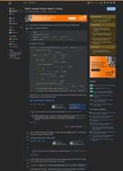 Mockup of current question page in dark mode on Stack Overflow