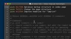 Here there is a visual example of what would follow after executing git rebase for the three last commits