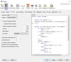 NetBeans Editor Settings