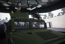 U.S. Navy Hospital Corpsmen with Bravo Surgical Company, 3d Medical Battalion, survey the surrounding area for hostiles during a convoy simulation, Marine Corps Base Hawaii, July 19, 2022. The purpose of the training was to familiarize hospital corpsmen on their additional duties when assigned to an operational unit, increasing readiness and proficiency. (U.S. Marine Corps photo by Cpl. Samantha Sanchez)