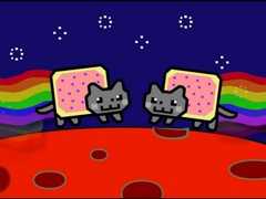 Nyan Cat vs. Poptart Cat! (Mudkip Spoof)