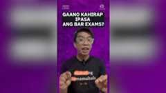 Order in the Court: Is it hard to pass the Bar exams?