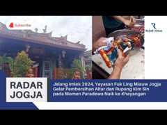 Jelang Imlek 2024, Yayasan Fuk Ling Miauw Jogja Gelar Pembersihan Altar dan Rupang Kim Sin
