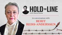 Maria Ressa talks to Nobel committee chair Berit Reiss-Anderssen