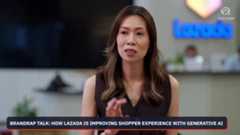 How is Lazada improving shopper experience with generative AI?