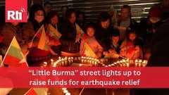 “Little Burma” street lights up to raise funds for earthquake relief | Taiwan News | RTI