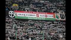 Doping kibiców Legii na meczu z Lechią Gdańsk   Biegać, walczyć i się starać...