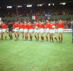 North Korean line-up