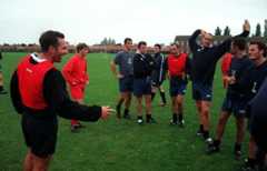 Warren Joyce takes his first session as Hull City's player coach
