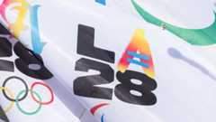 One of the variations of the 2028 Olympic logo