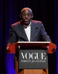 Editor-In-Chief of British Vogue, Edward Enninful 