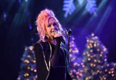 Cyndi Lauper performs in 2016