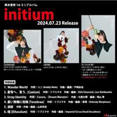 声優・鈴木愛奈さんの1stミニアルバム「initium」/MVにICDD参加