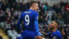 Jamie Vardy celebrates