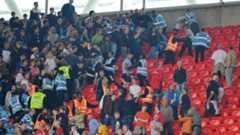 Crowd trouble at Wembley
