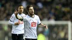 Jacob Butterfield celebrates his winning goal against Blackburn