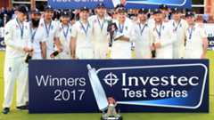 England with the Wisden Trophy