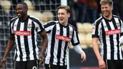 Shola Ameobi celebrates