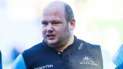 Mike Cusack playing for Glasgow Warriors
