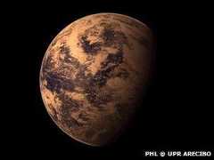 Artist's rendition of Gliese 667Cc PHL @ UPR Arecibo