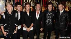 One Direction and Simon Cowell
