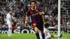 Barcelona goalscorer Lionel Messi