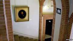 Space Invaders art at Ingres Museum, Montauban