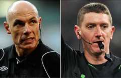 Howard Webb (left) and Craig Thomson