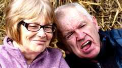Andy Pollard with his wife Sue