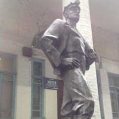 Outside the museum of coal