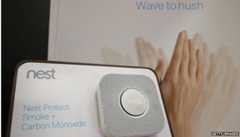 Nest protect fire alarm with wave to hush ad
