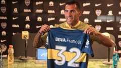Boca Juniors and Argentina striker Carlos Tevez