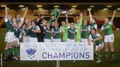 Hibernian celebrate